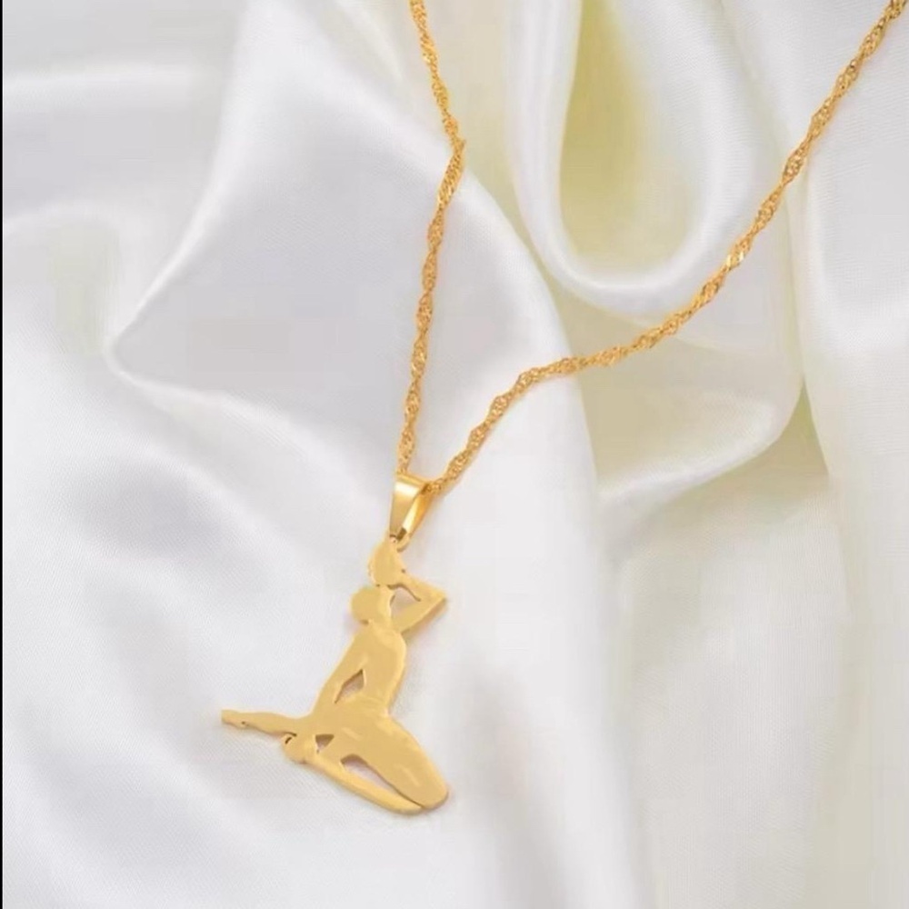 Haiti Map Necklace - Stainless Steel Pendant for Men and Women